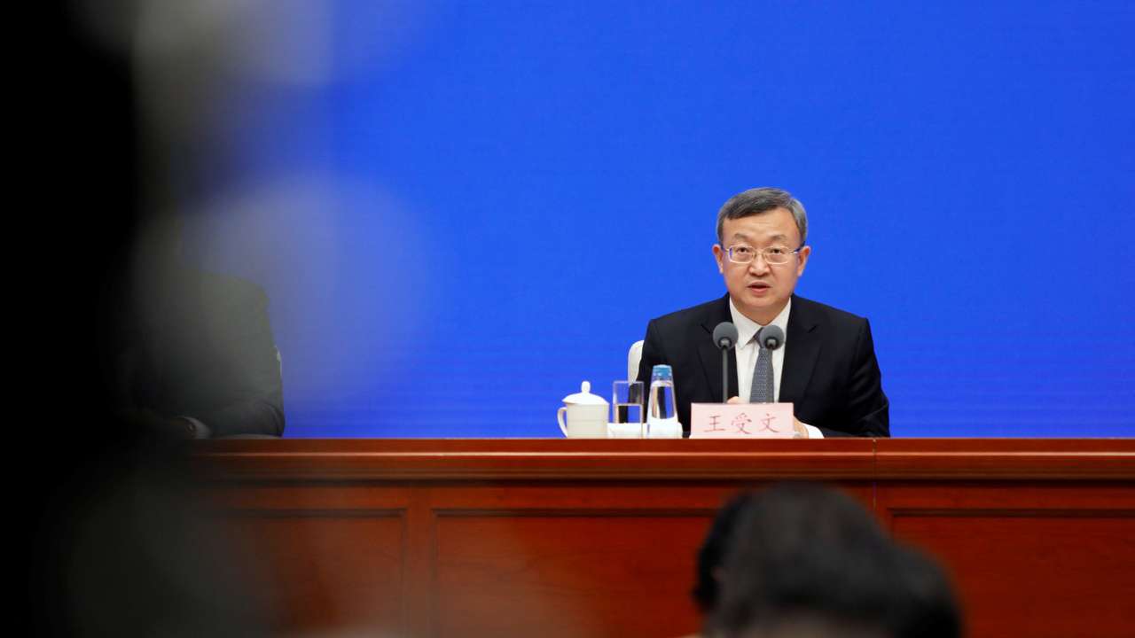 Chinese Vice Minister of Commerce Wang Shouwen in Beijing
