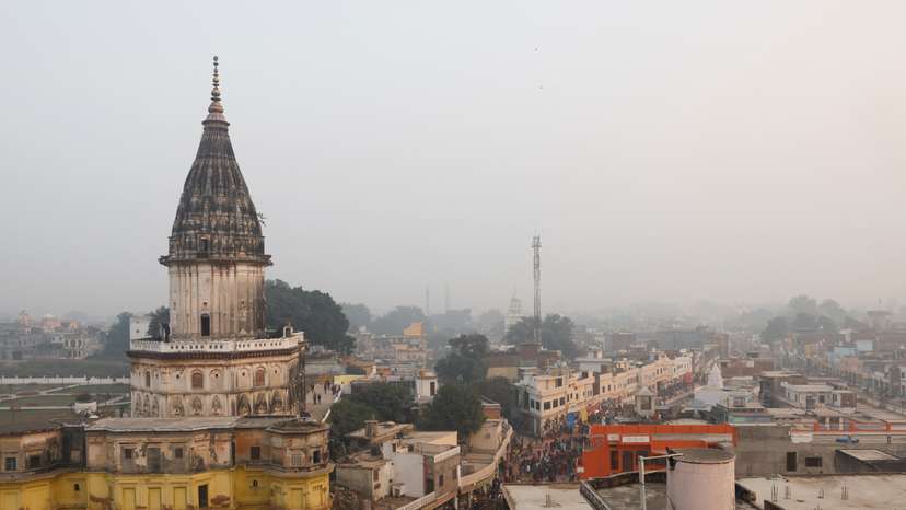 FILE PHOTO: A view of the city, in Ayodhya