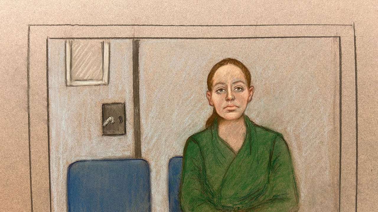 Former British nurse and convicted child serial killer Lucy Letby appears at the Court of Appeal in London