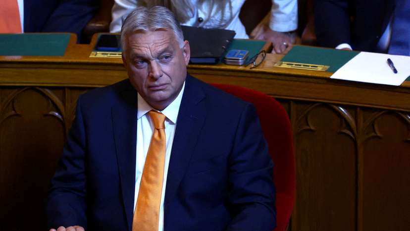 FILE PHOTO: Hungarian Prime Minister Orban attends the autumn session of parliament in Budapest