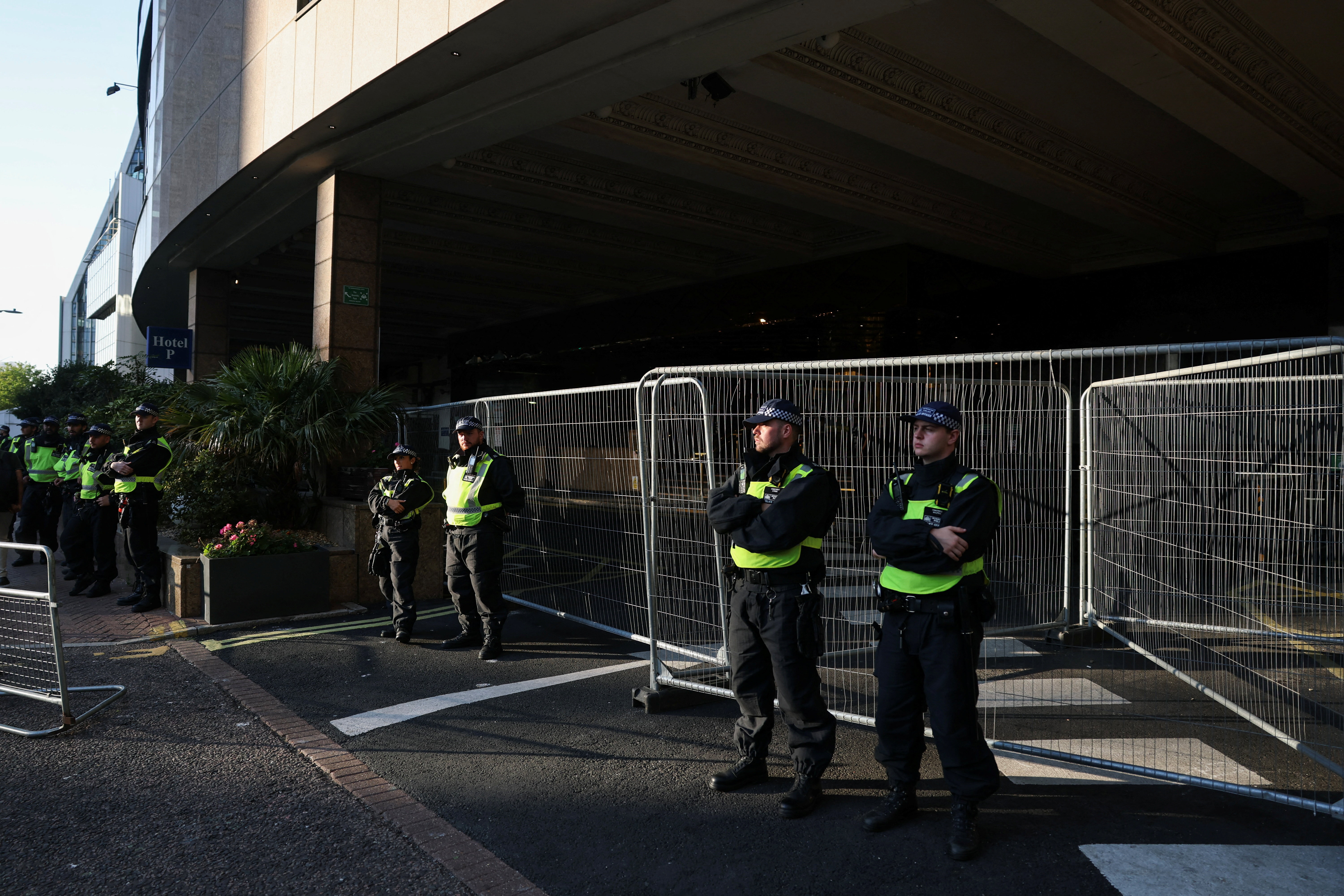 Protesters gather at migrant hotels in cities across Britain