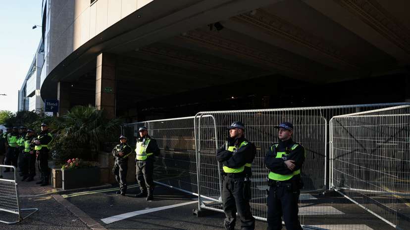 Protesters gather at migrant hotels in cities across Britain
