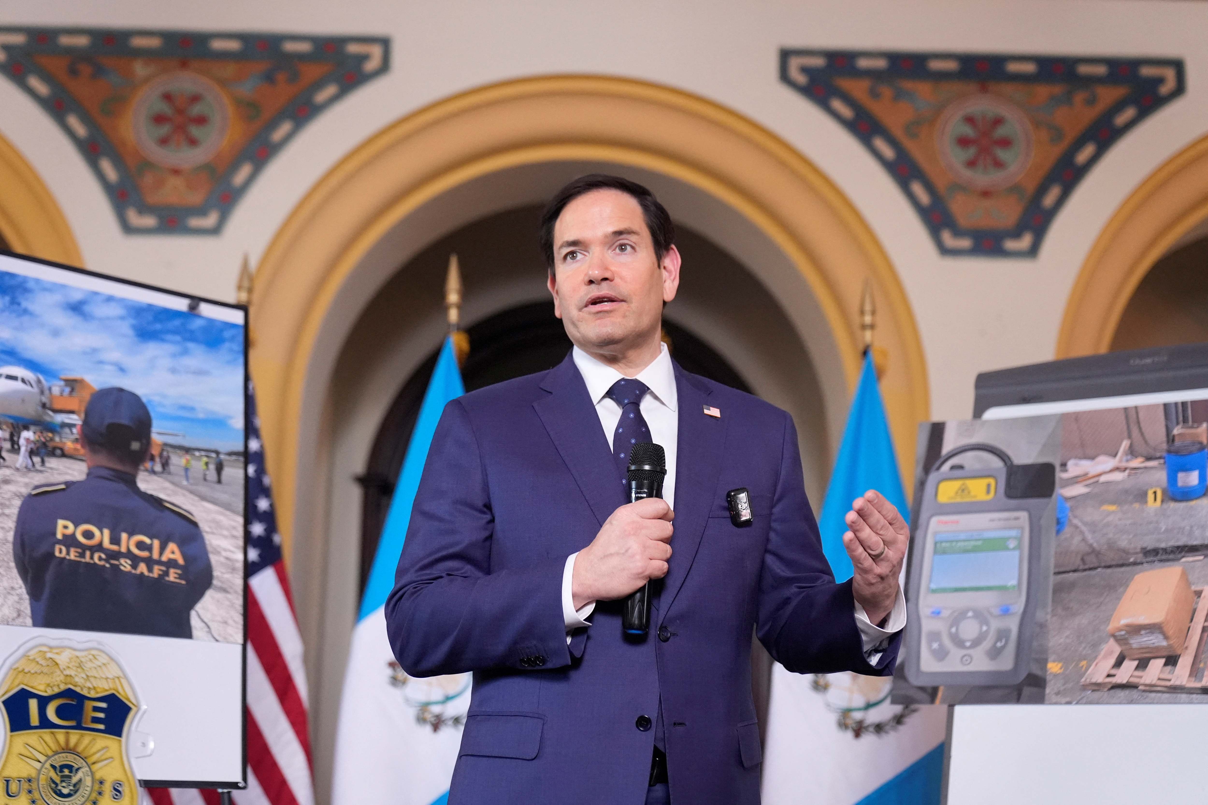 Rubio visits Guatemala City