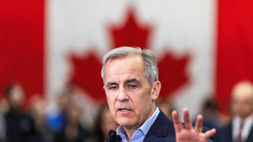 Canada’s Prime Minister Mark Carney campaigns in Trois-Rivieres