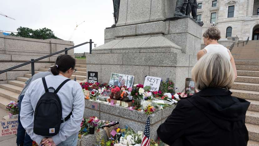 Memorial honors murdered Democratic state lawmaker