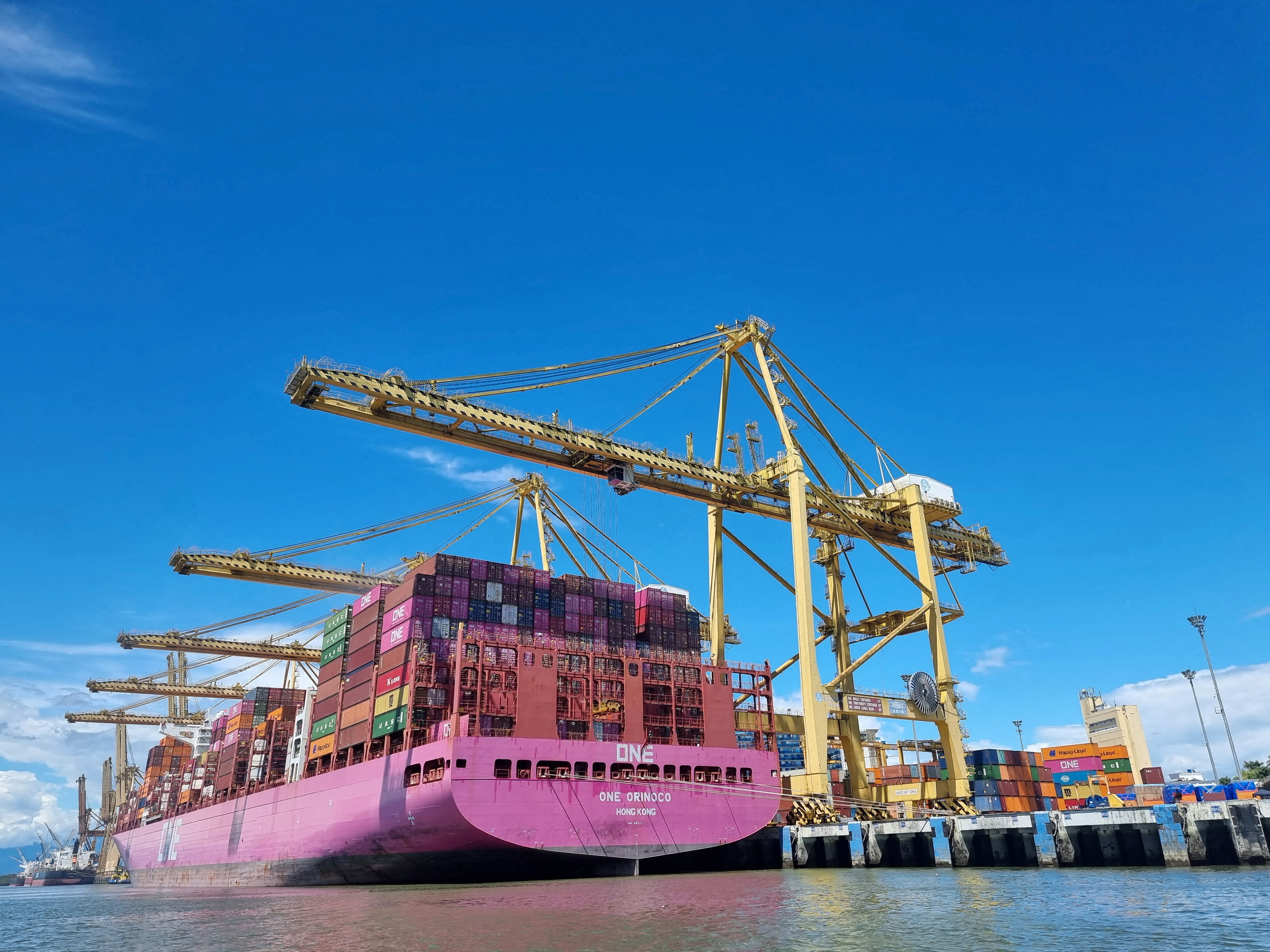 FILE PHOTO: General view of the seaport of Buenaventura
