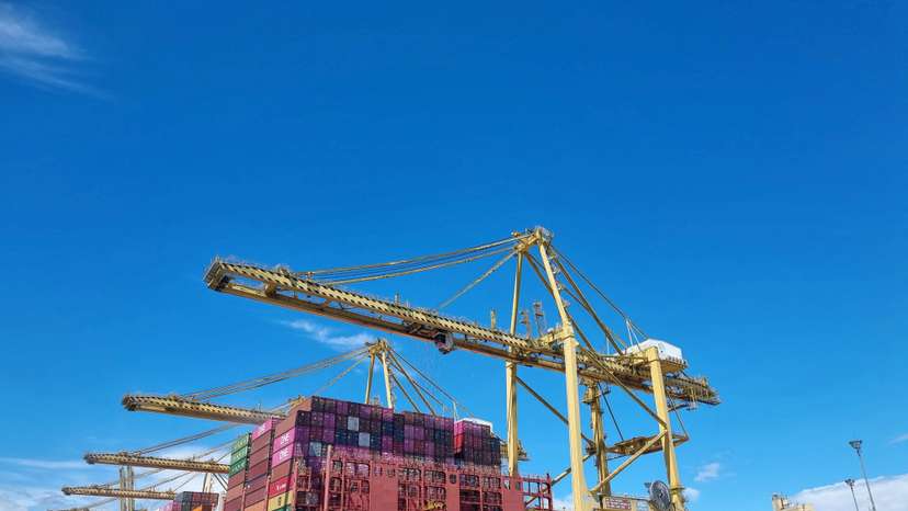 FILE PHOTO: General view of the seaport of Buenaventura