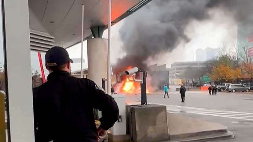 Incident at the Rainbow Bridge border crossing in Niagara Falls