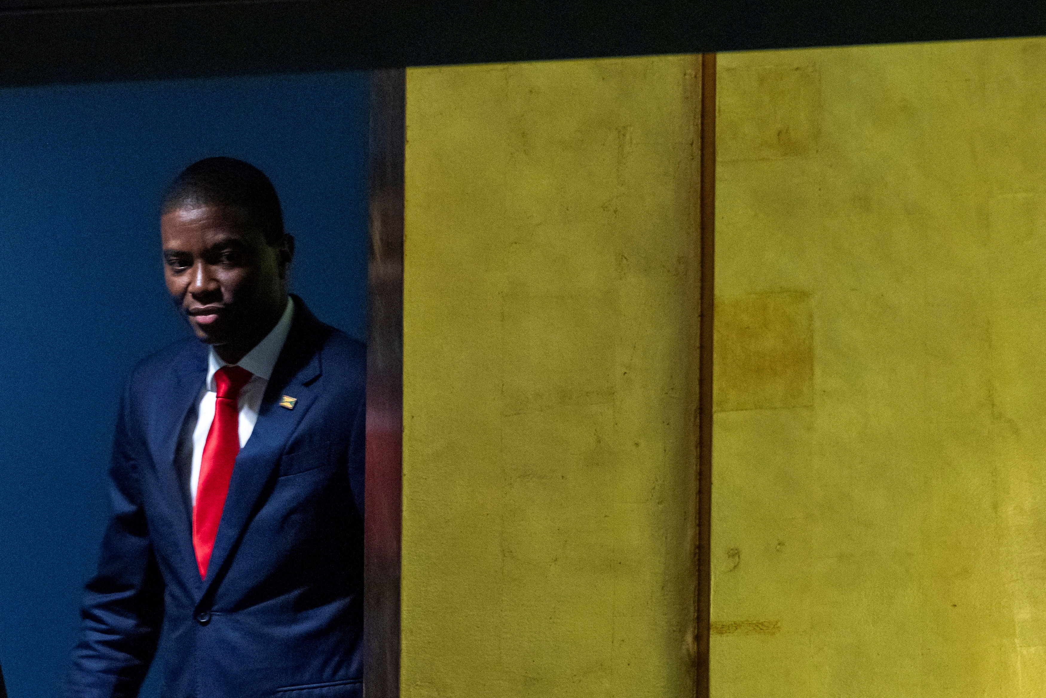 FILE PHOTO: World leaders take part in the 79th annual U.N. General Assembly high-level debate
