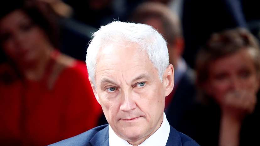 FILE PHOTO: Andrei Belousov attends the St. Petersburg International Economic Forum