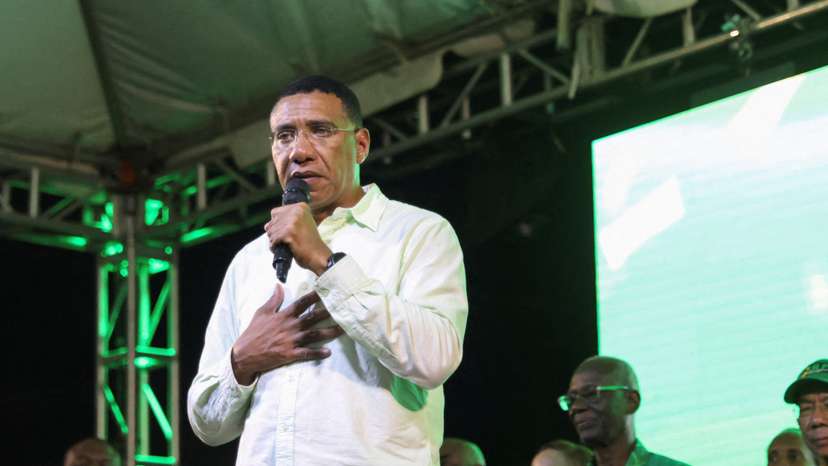 FILE PHOTO: Jamaica's Labour Party wins third term promising tax cuts