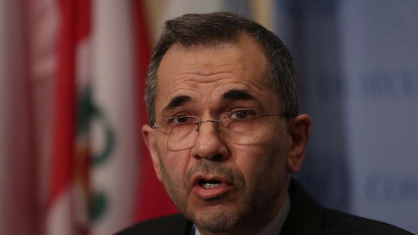 Iranian Ambassador to the United Nations Majid Takht-Ravanchi speaks to the media outside Security Council chambers at the U.N. headquarters in New York