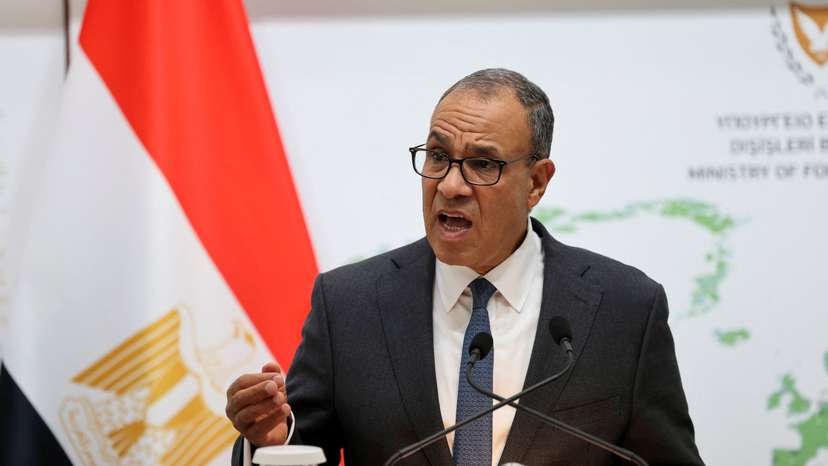 Egyptian Foreign Minister Badr Abdelatty visits Cyprus