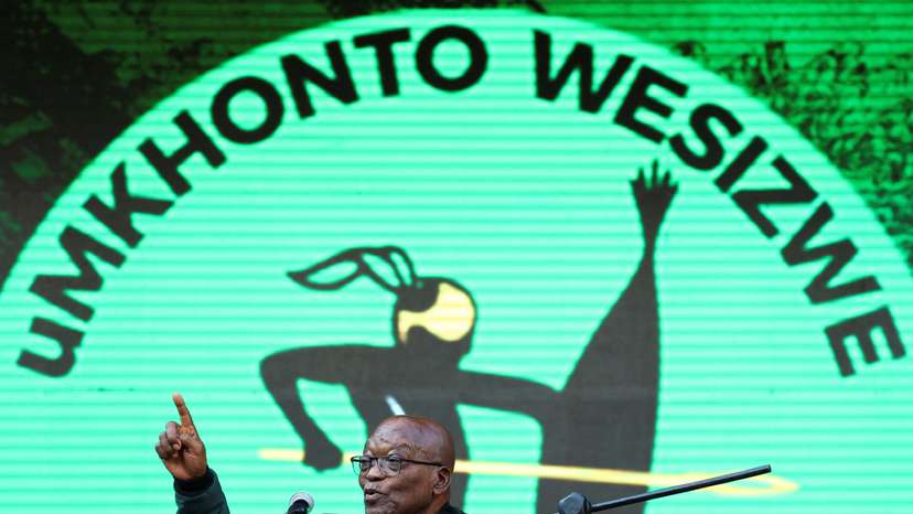 Former South African President Zuma's new party launches election manifesto