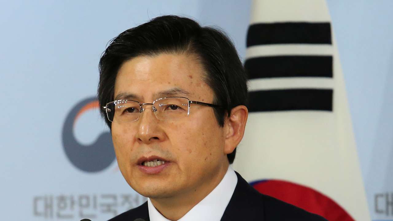 Former South Korean acting president and prime minister Hwang Kyo-ahn