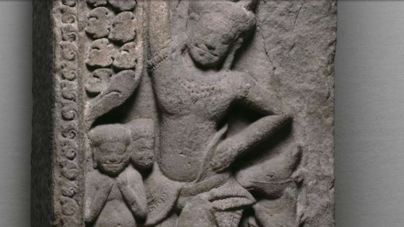 The Art Institute of Chicago has initiated the transfer of this 12th-century pilaster to the Phantom Rung temple in northeast Thailand.Courtesy Art Institute of Chicago