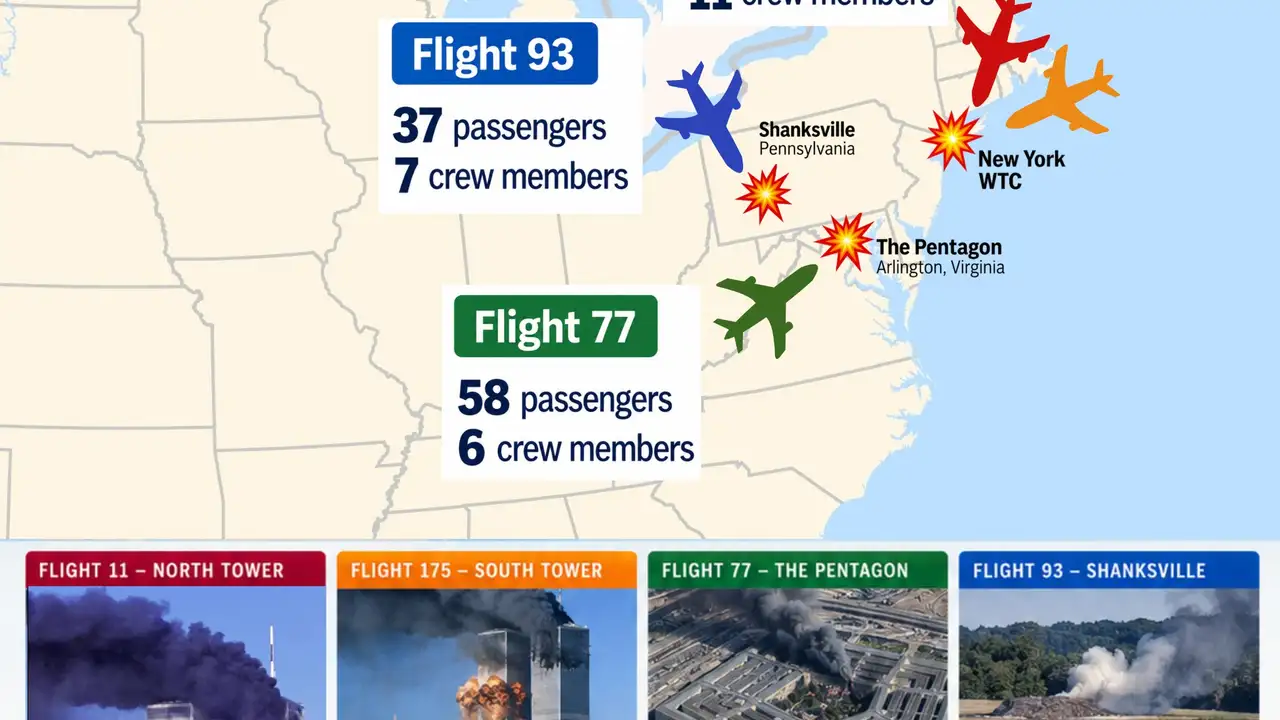 How the 9/11 attacks unfolded across four hijacked flights