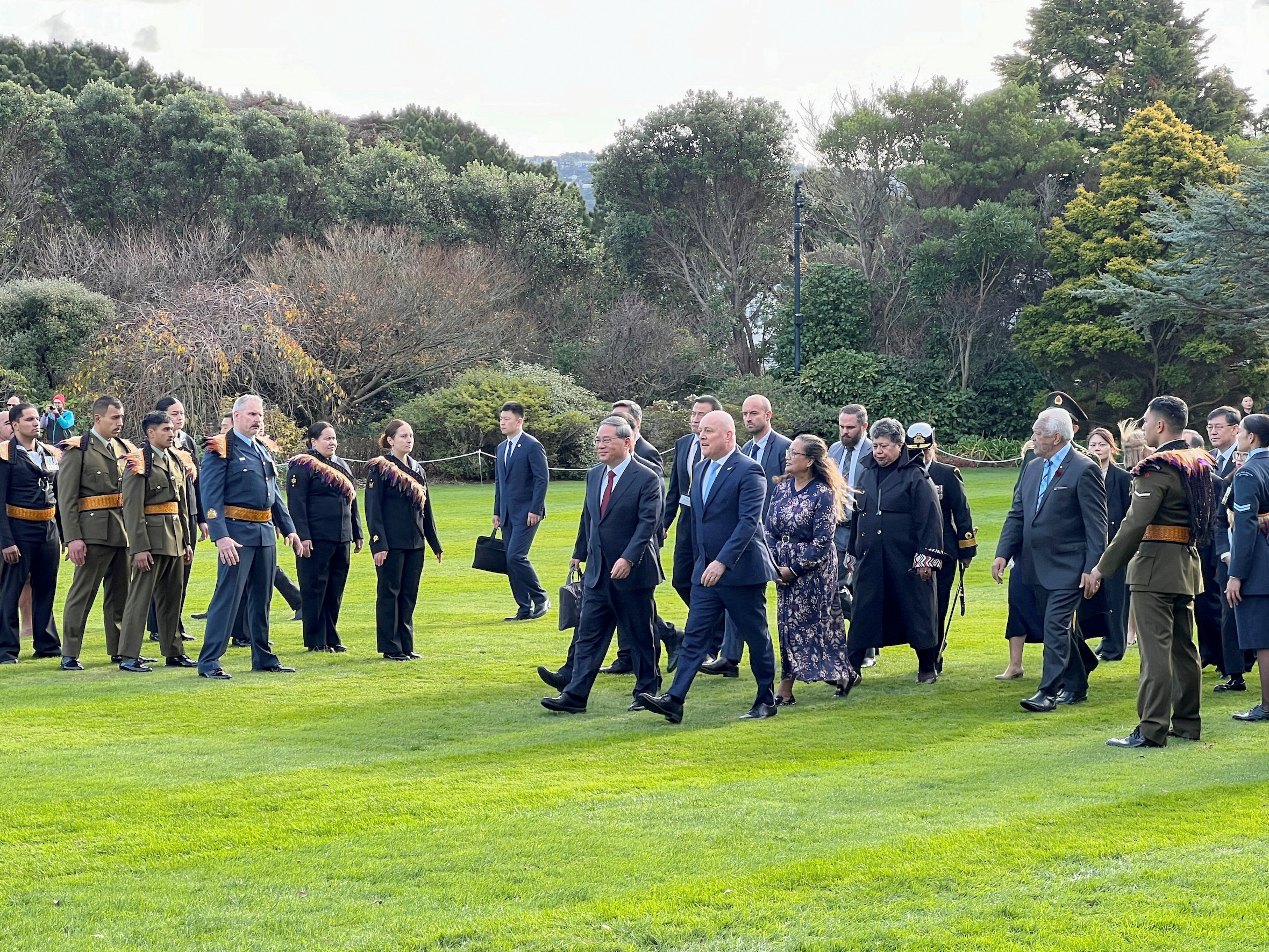 Chinese Premier Li Qiang meets NZ PM Luxon in Wellington, New Zealand