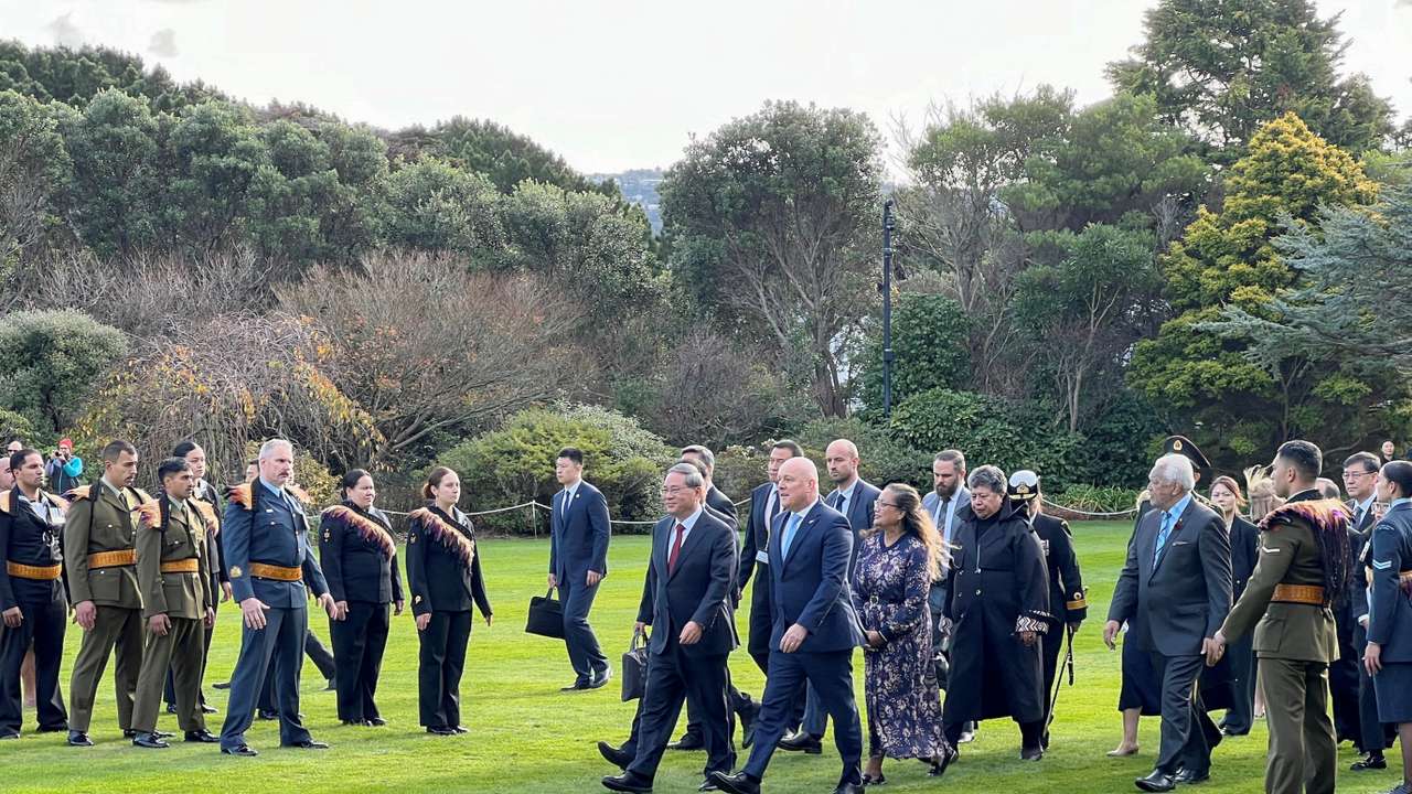 Chinese Premier Li Qiang meets NZ PM Luxon in Wellington, New Zealand