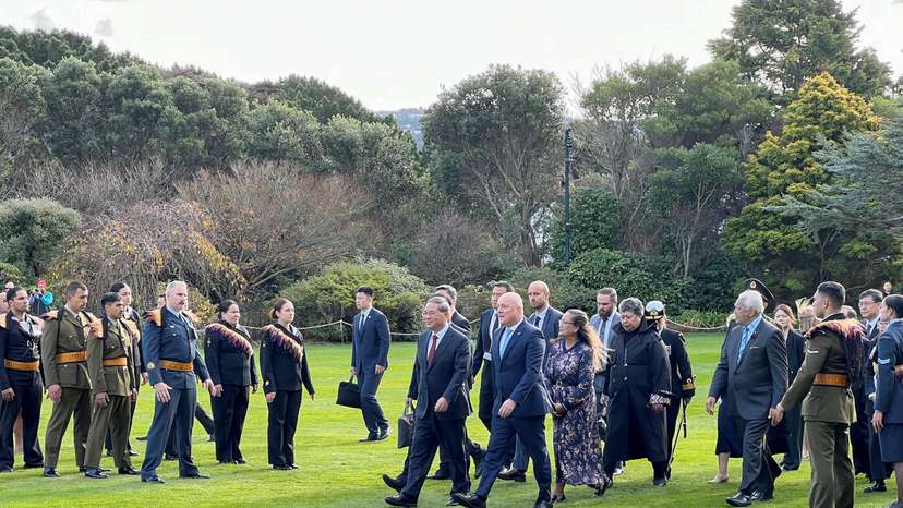 Chinese Premier Li Qiang meets NZ PM Luxon in Wellington, New Zealand