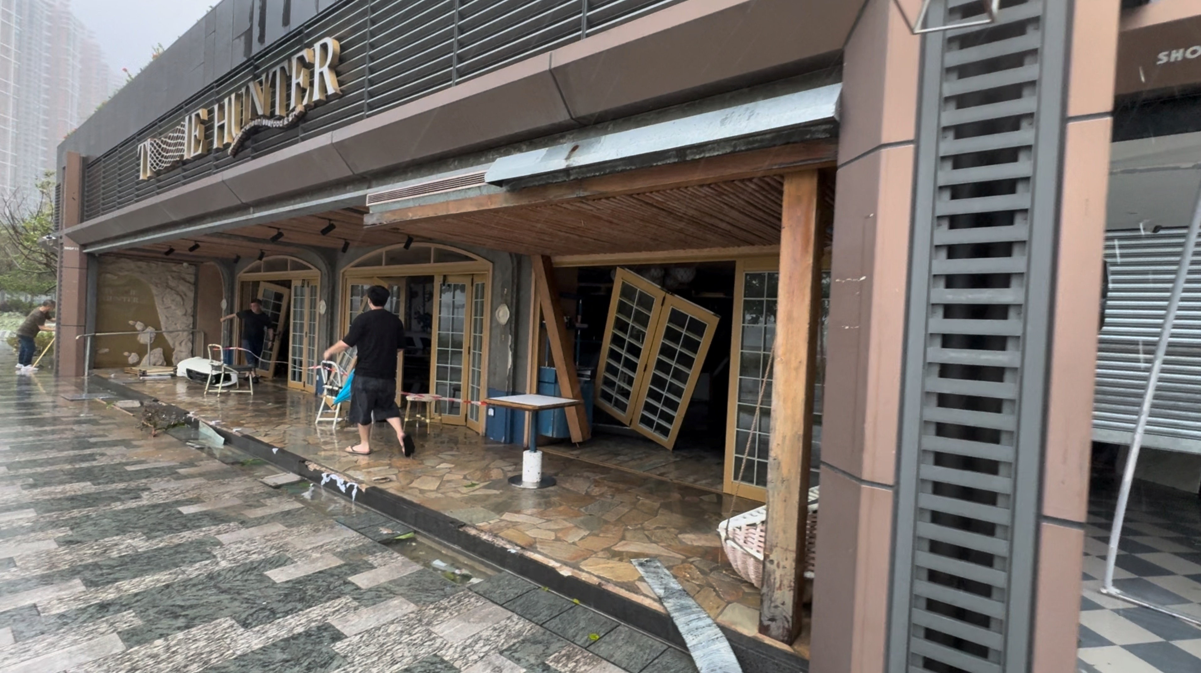 Aftermath of Super Typhoon Ragasa in Hong Kong