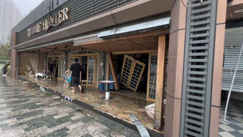 Aftermath of Super Typhoon Ragasa in Hong Kong