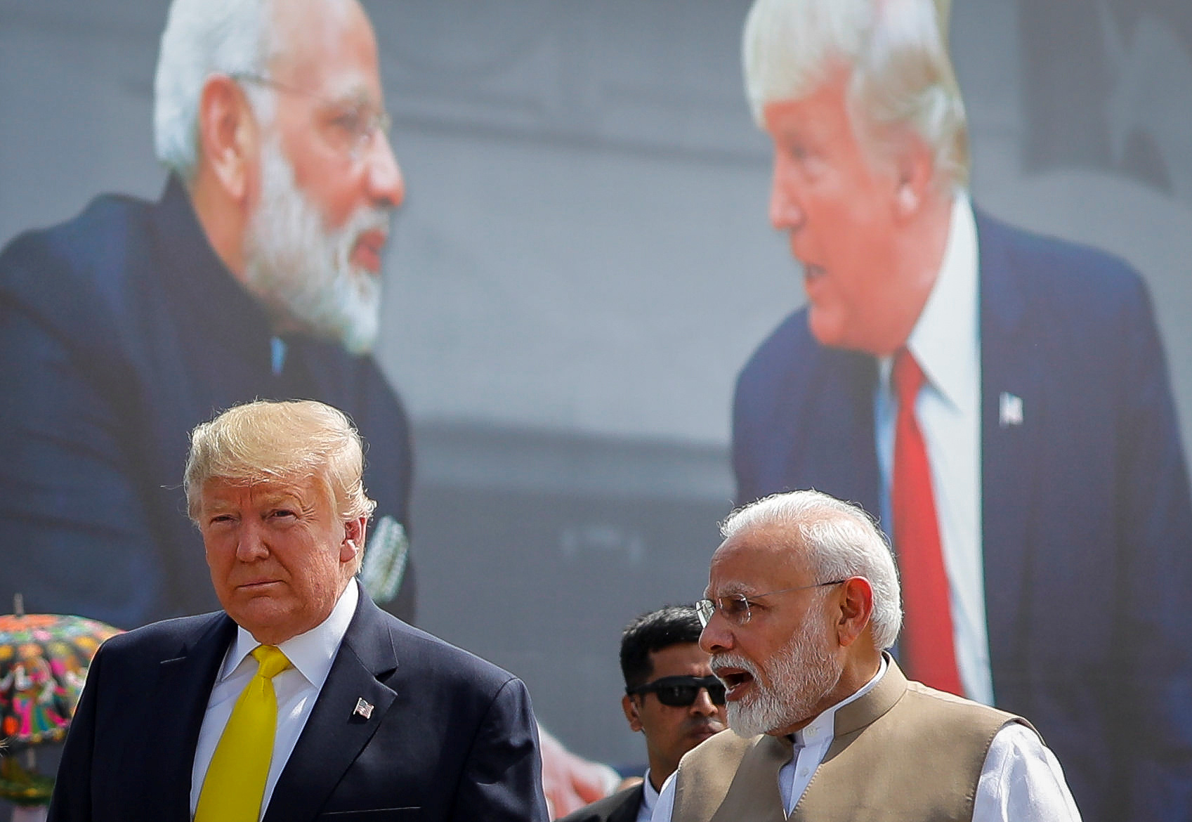 U.S. President Donald Trump visits India