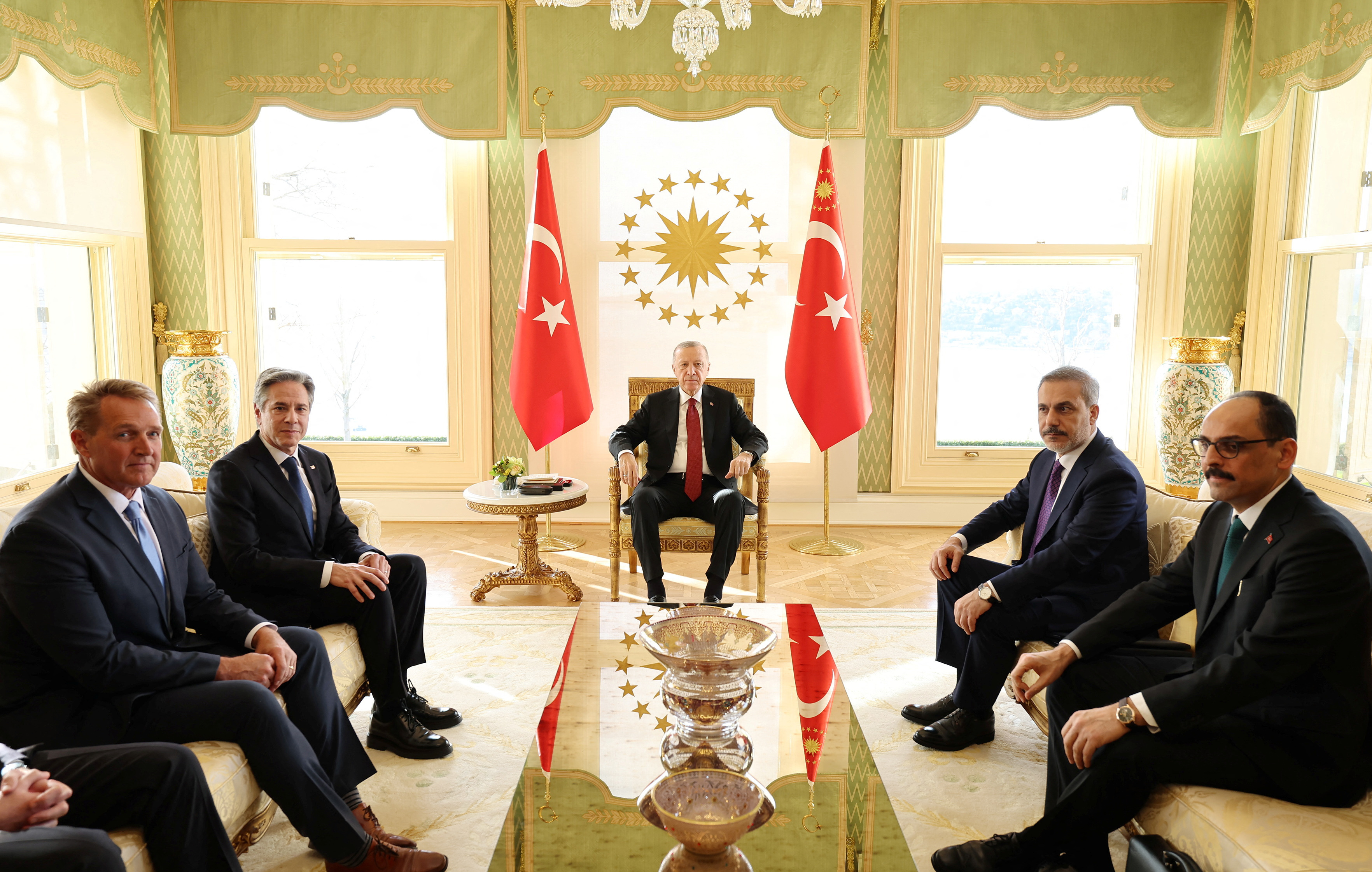 Turkish President Erdogan meets with U.S. Secretary of State Blinken in Istanbul