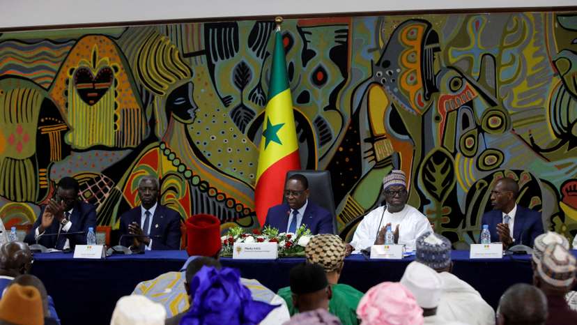 FILE PHOTO: Senegal president promises fair election as tensions simmer
