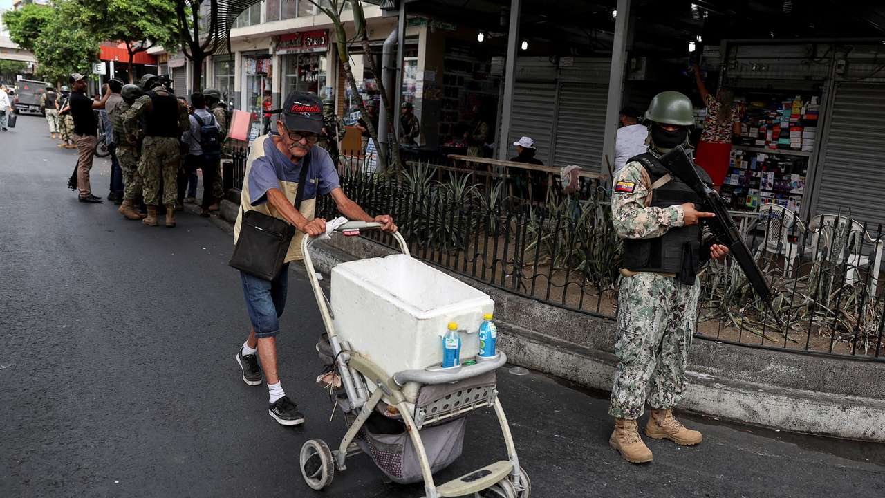 Aftermath of a wave of violence in Ecuador