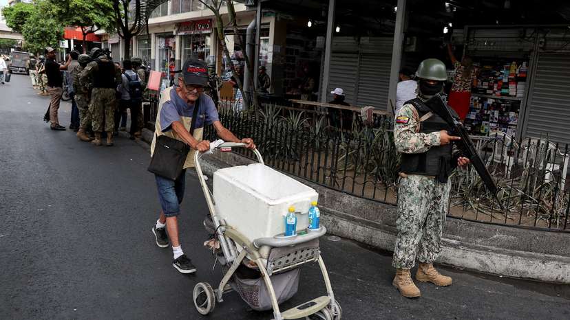 Aftermath of a wave of violence in Ecuador