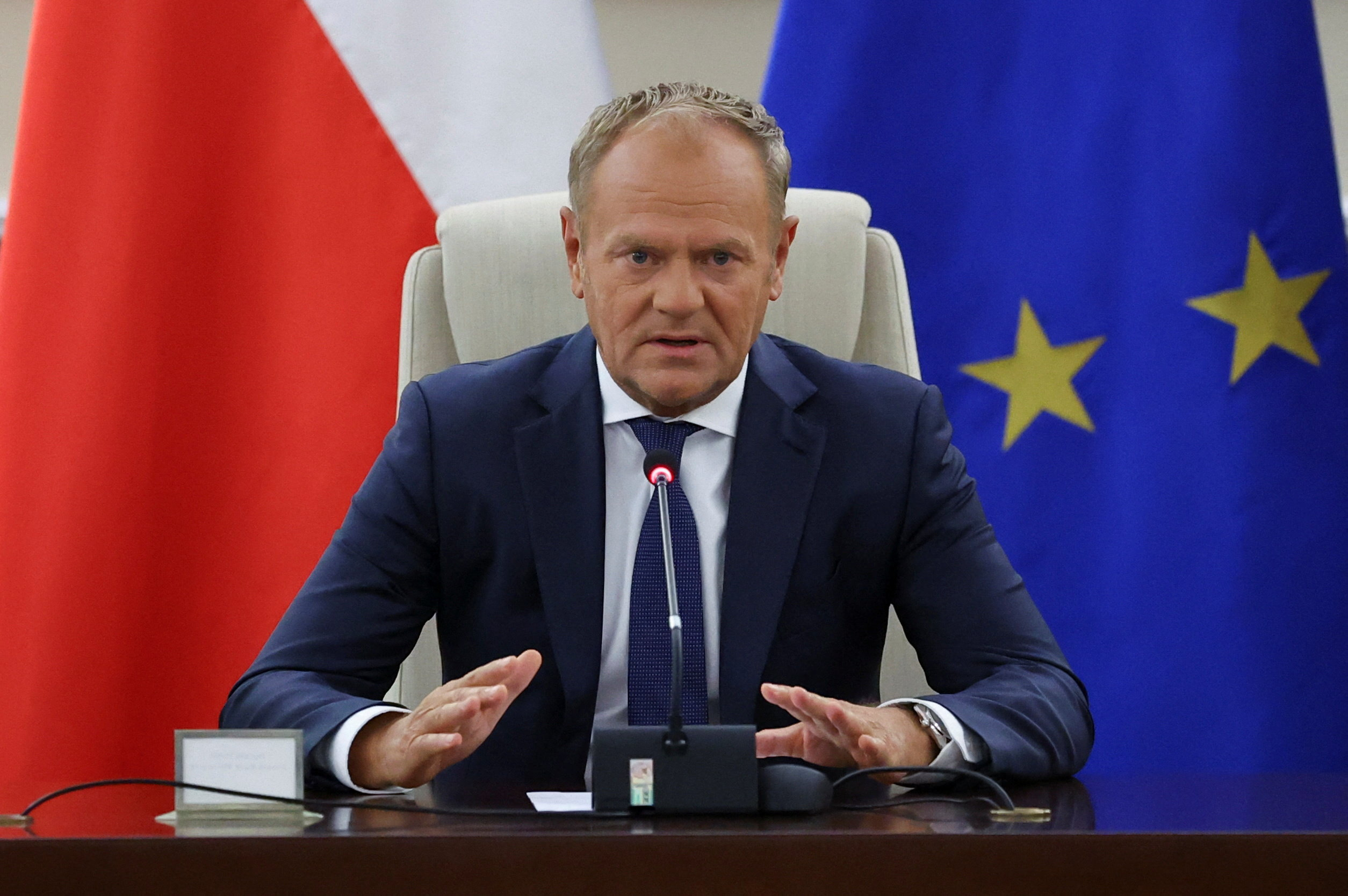 Extraordinary government meeting at Chancellery of Prime Minister in Warsaw
