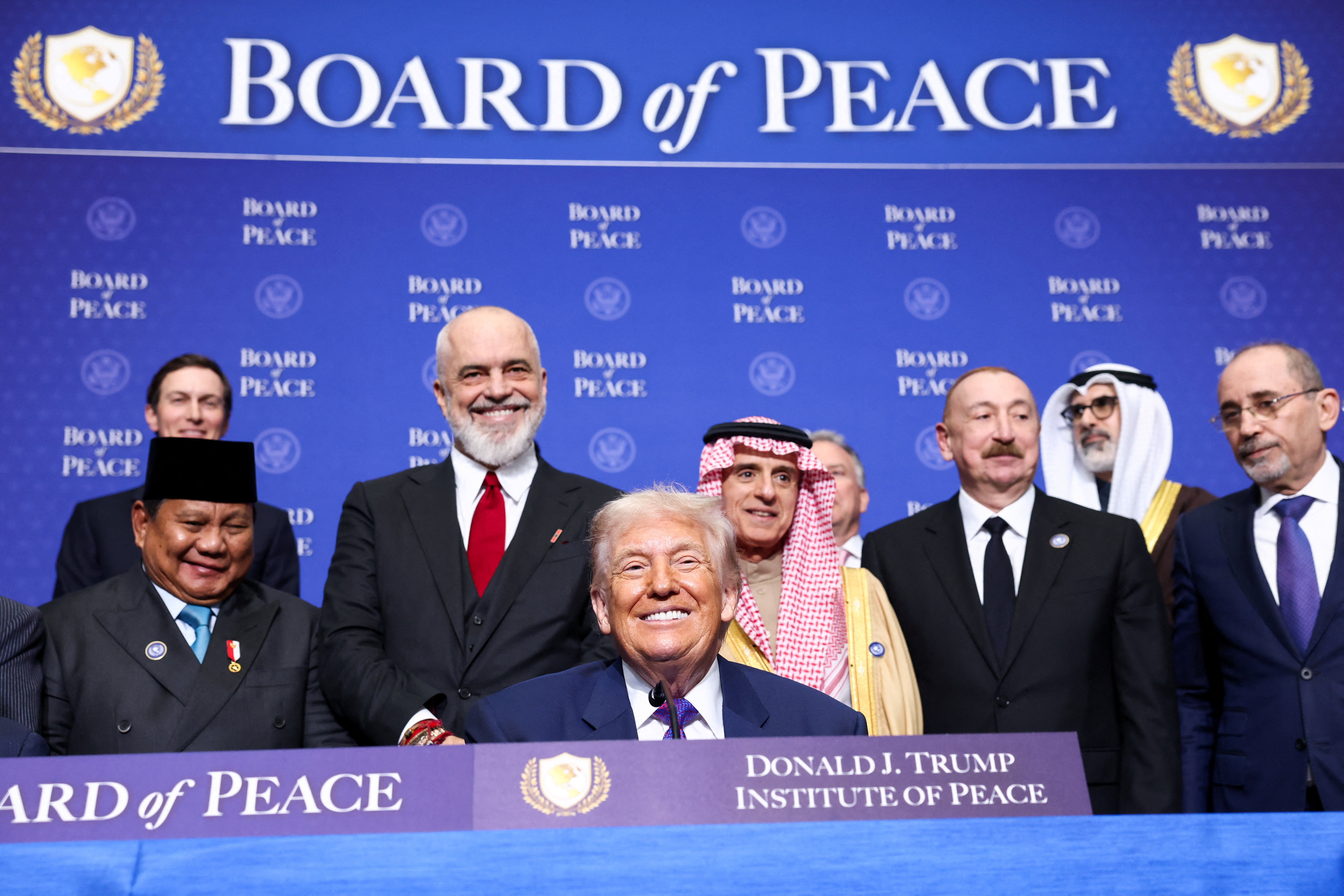 Inaugural meeting of the Board of Peace, in Washington