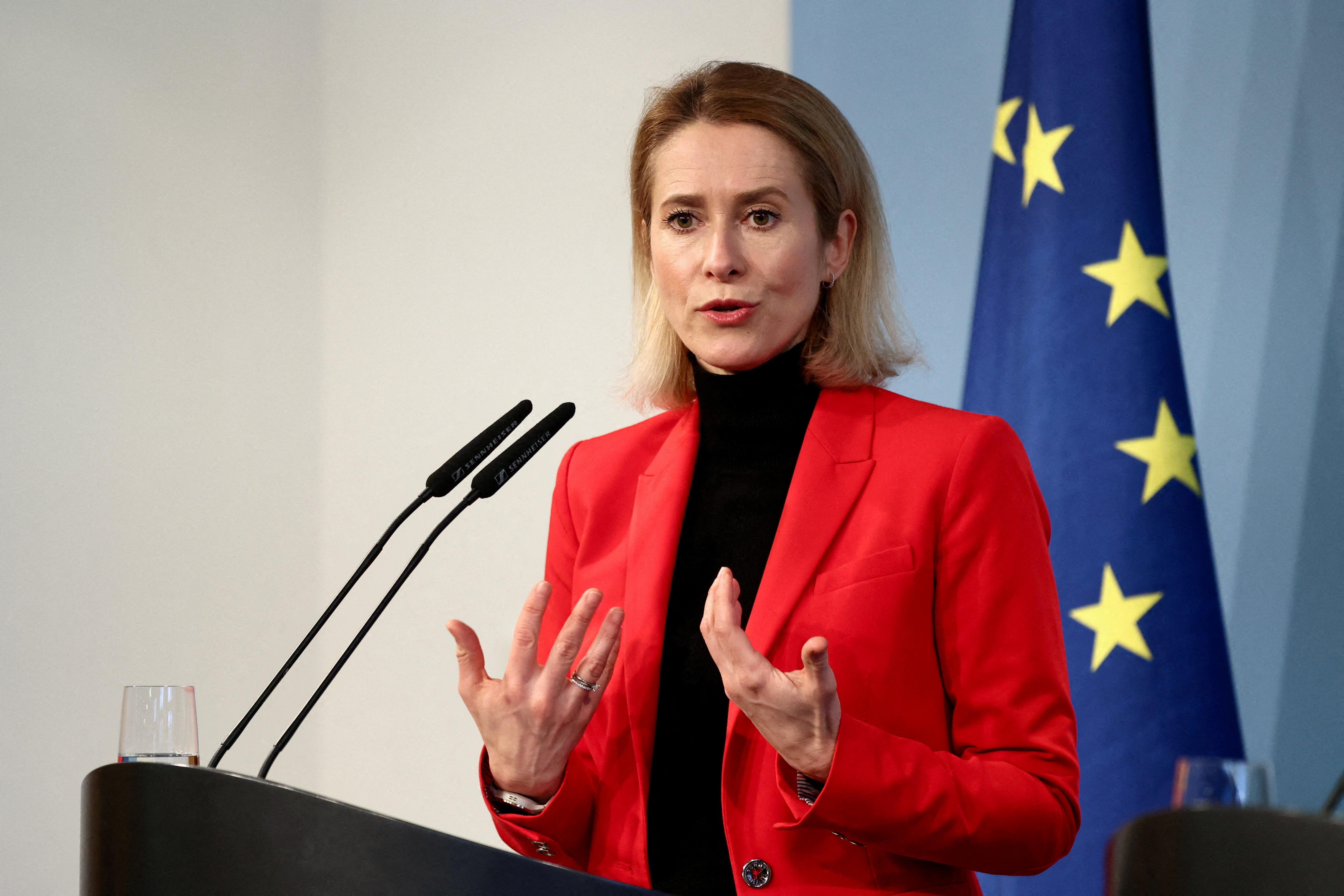 FILE PHOTO: EU's foreign policy chief Kaja Kallas visits Germany