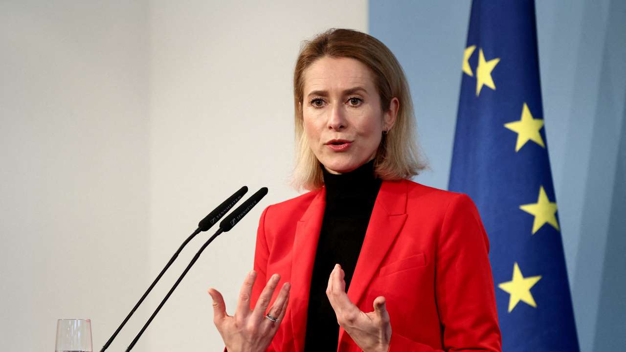 FILE PHOTO: EU's foreign policy chief Kaja Kallas visits Germany