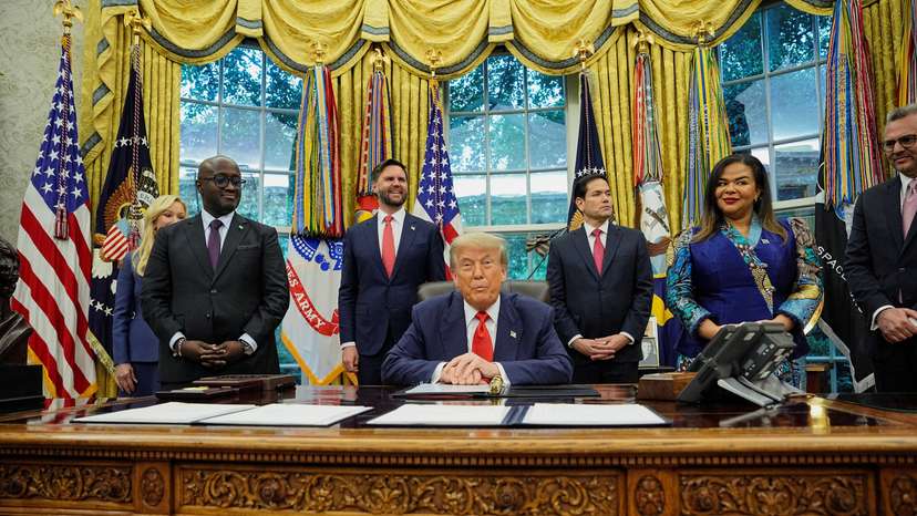 U.S. President Trump hosts Rwanda and DR Congo foreign ministers at the White House
