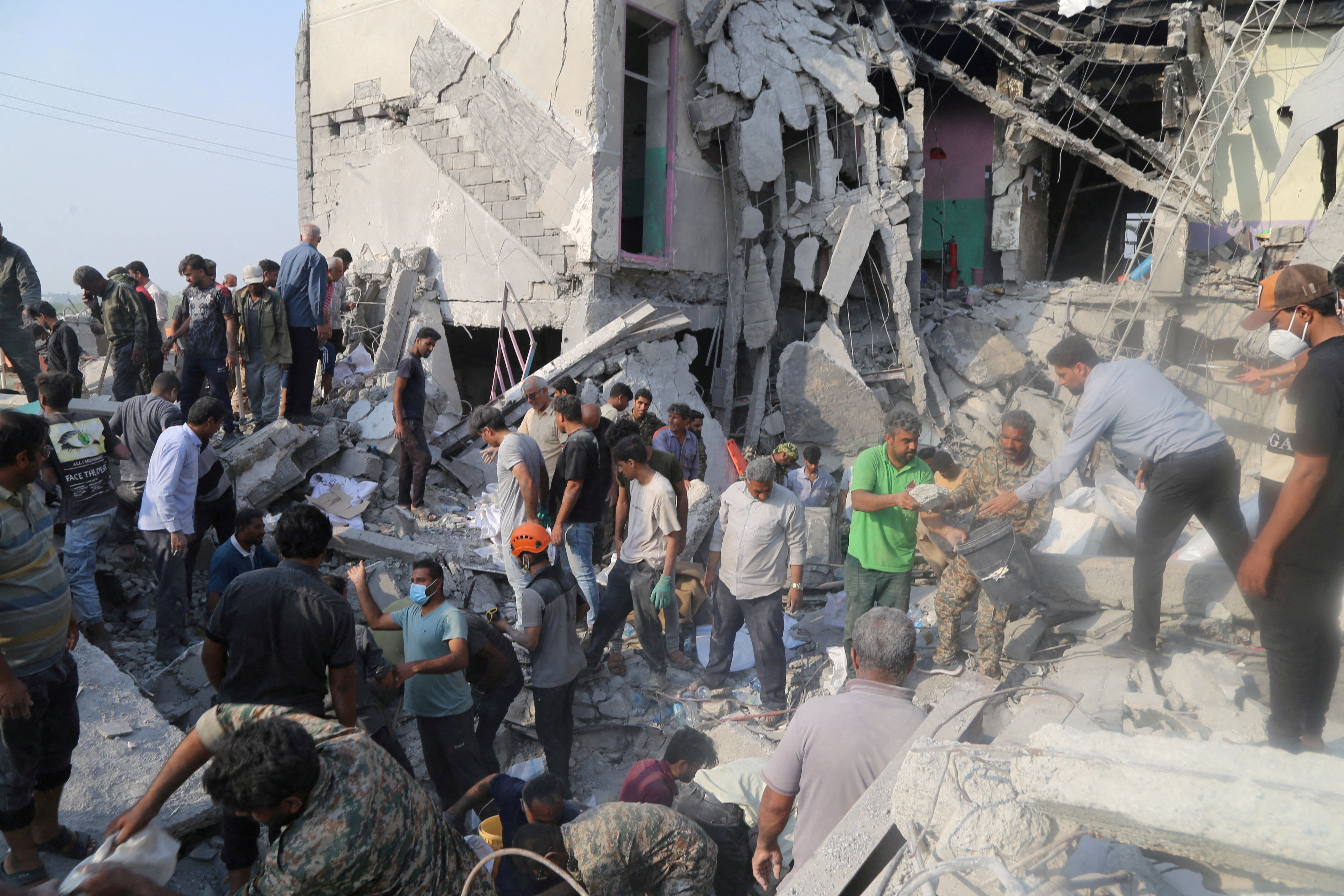 FILE PHOTO: US says it wouldn't deliberately target a school after Iran said over 160 killed in strike