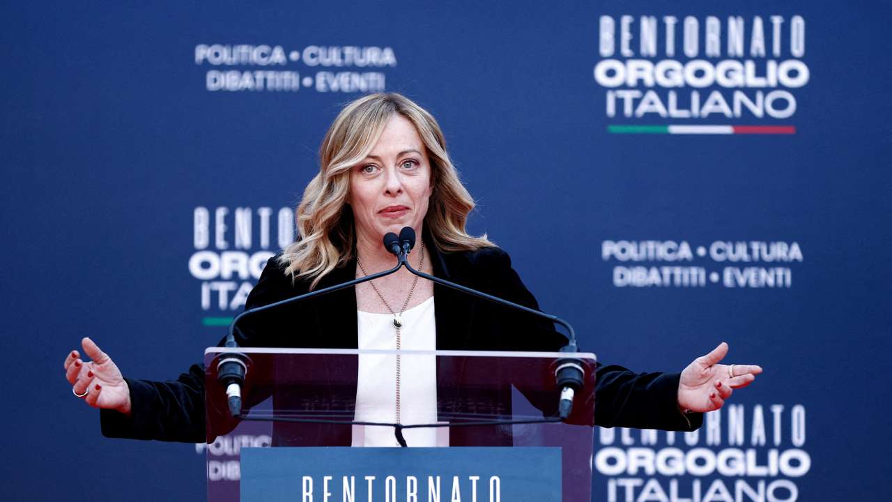 FILE PHOTO: Brothers of Italy (Fratelli d'Italia) right-wing party organise political festival Atreju, in Rome