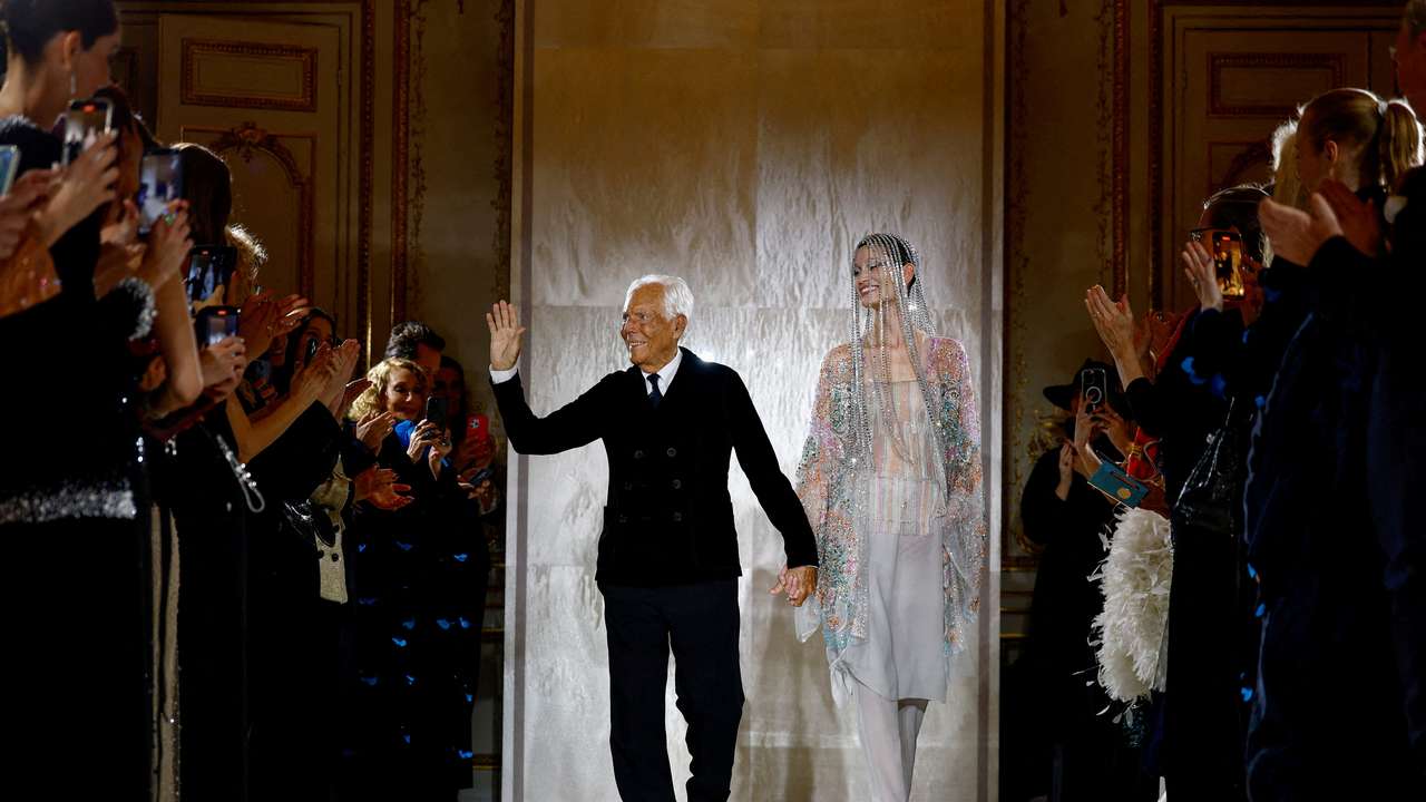FILE PHOTO: Giorgio Armani Prive Haute Couture Spring/Summer 2025 collection
