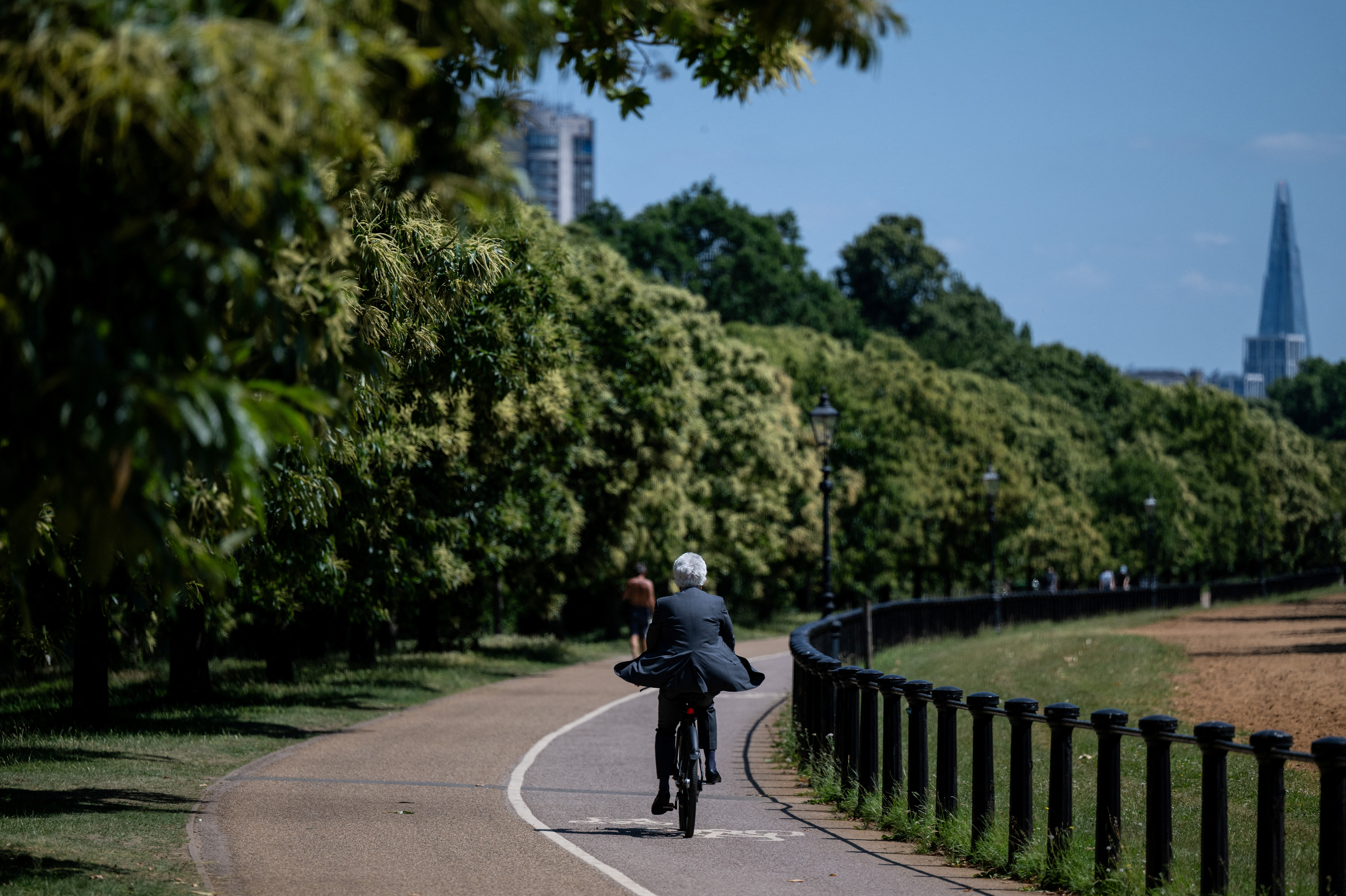 Hot summer day, in London