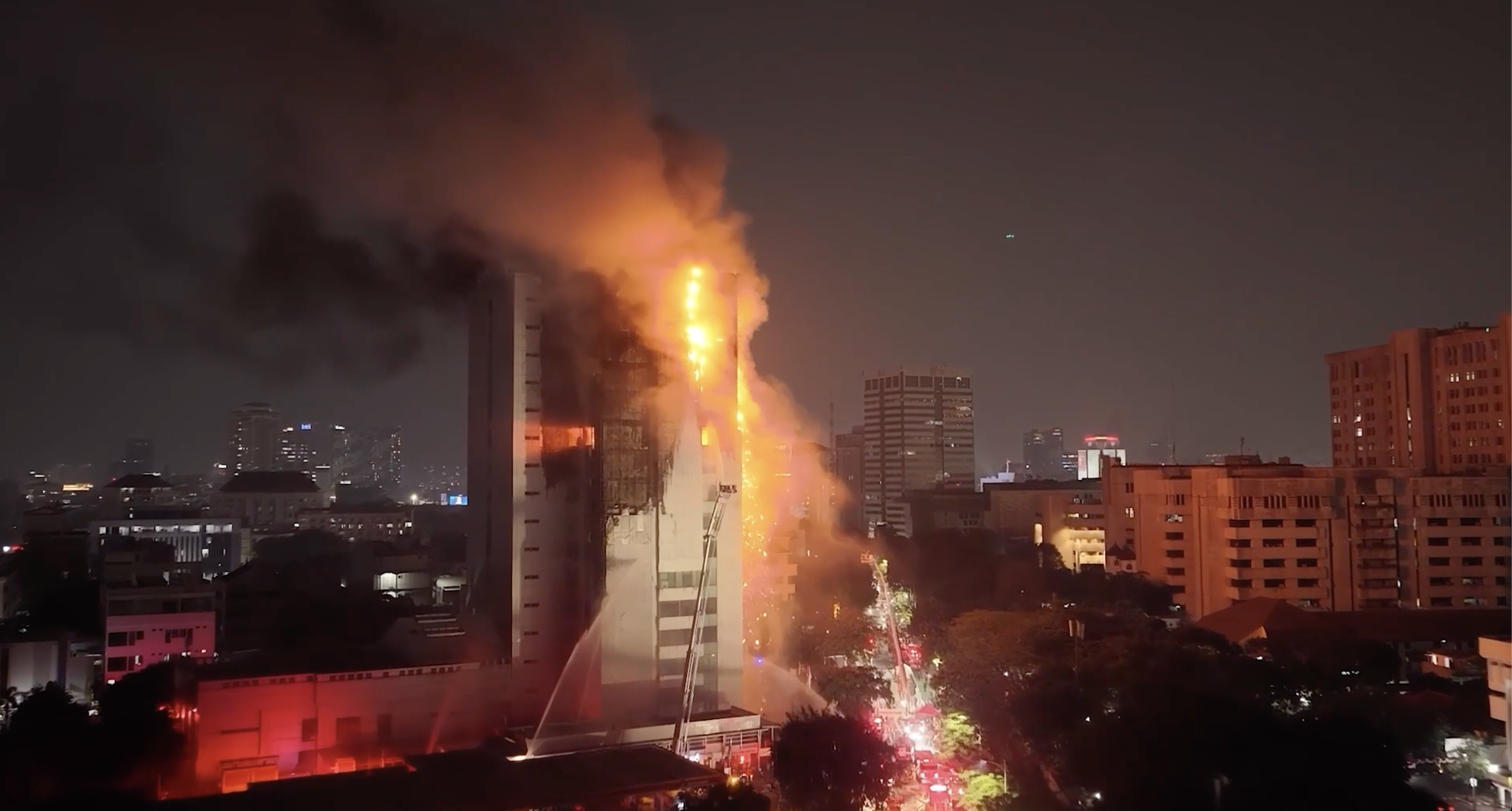 Jakarta tower fire