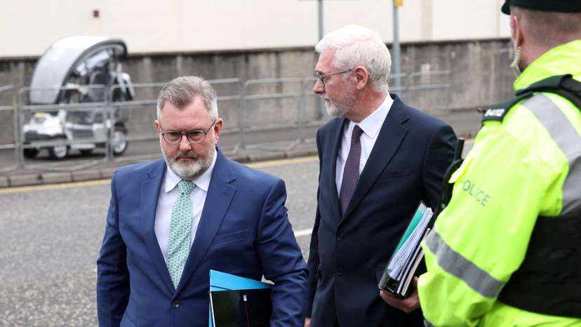 FILE PHOTO: Northern Ireland's Donaldson in court for a preliminary enquiry over historical sex offence charges