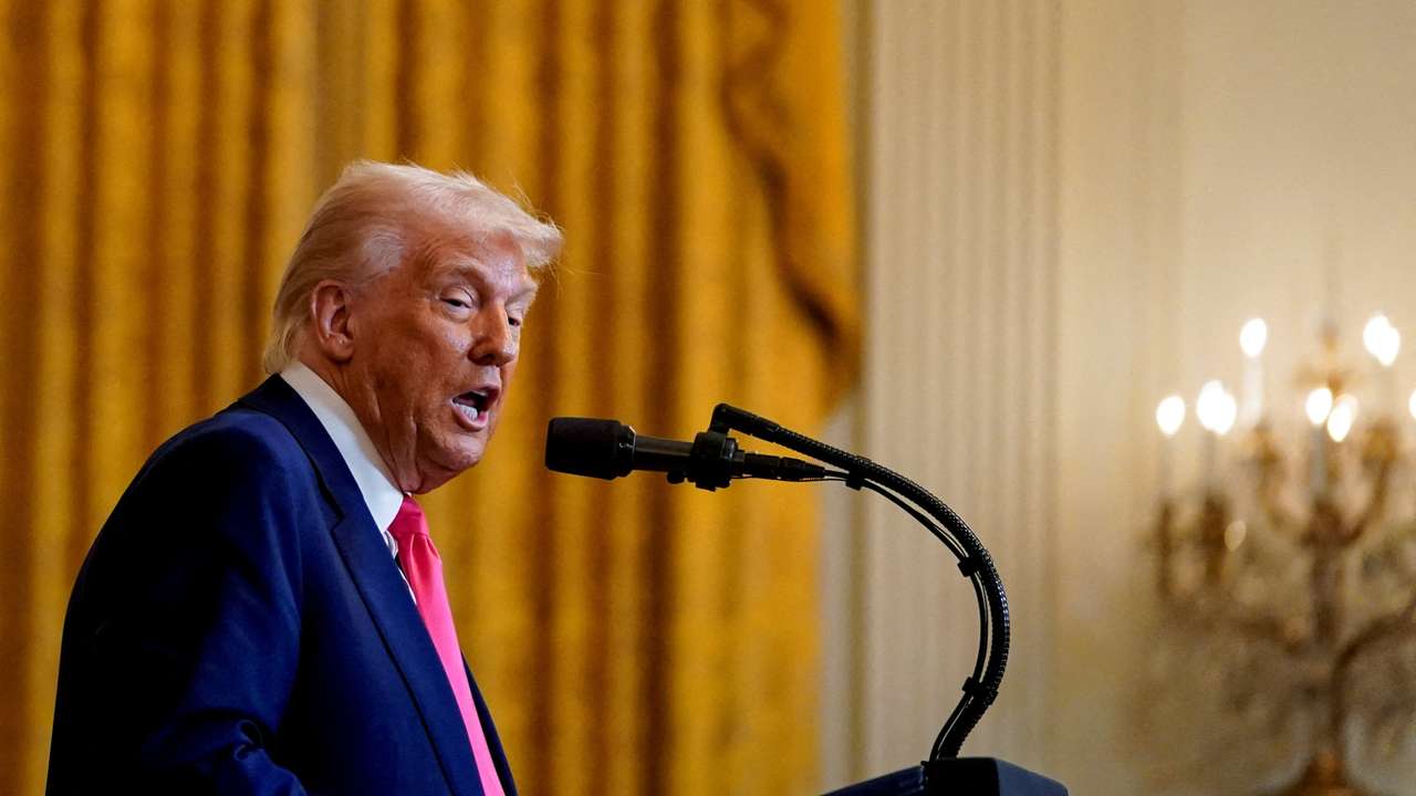 U.S. President Donald Trump signs executive orders in Washington