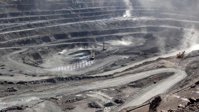 FILE PHOTO: Miners are seen at the Bayan Obo mine containing rare earth minerals, in Inner Mongolia