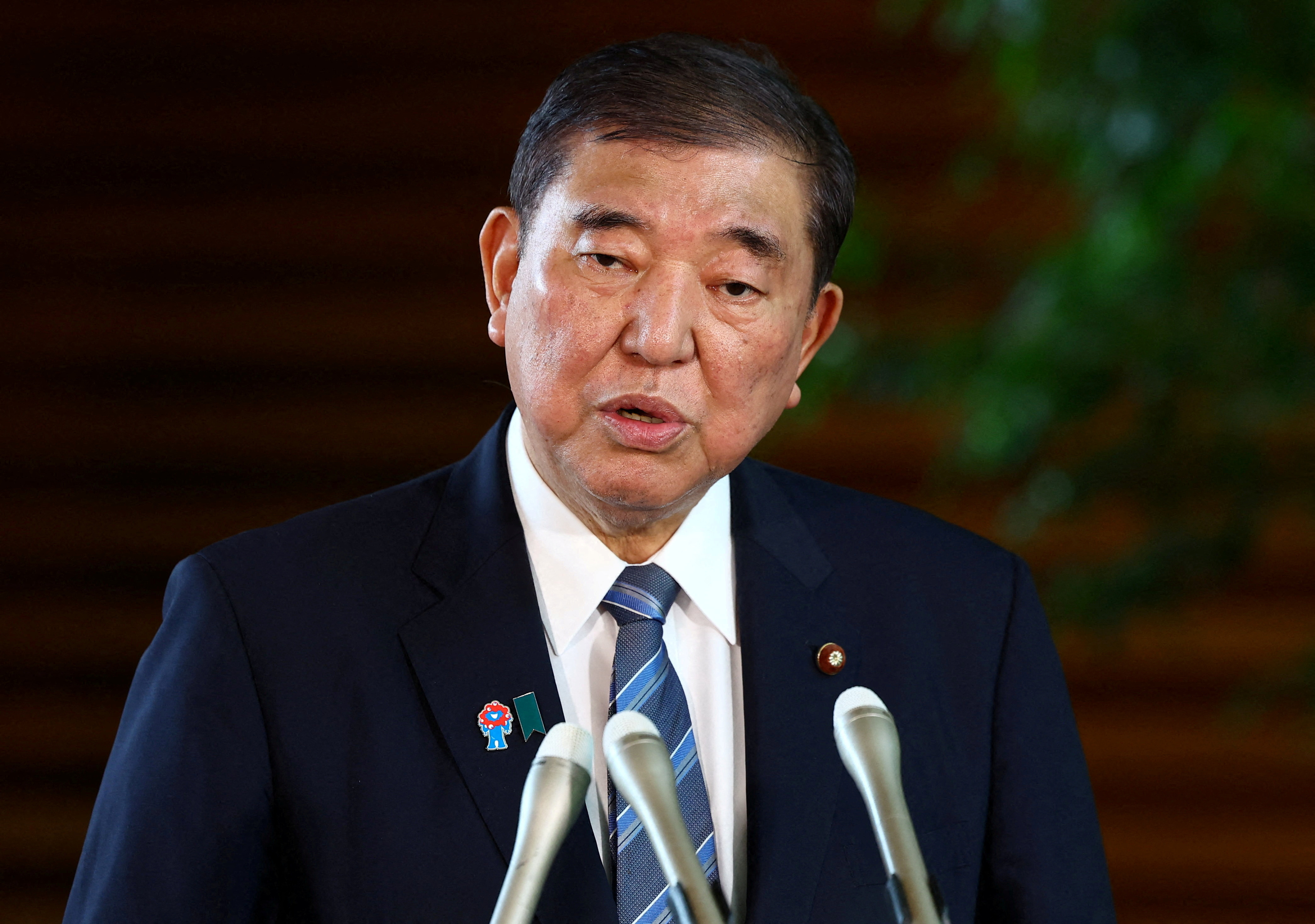 FILE PHOTO: Japan's Prime Minister Shigeru Ishiba in Tokyo