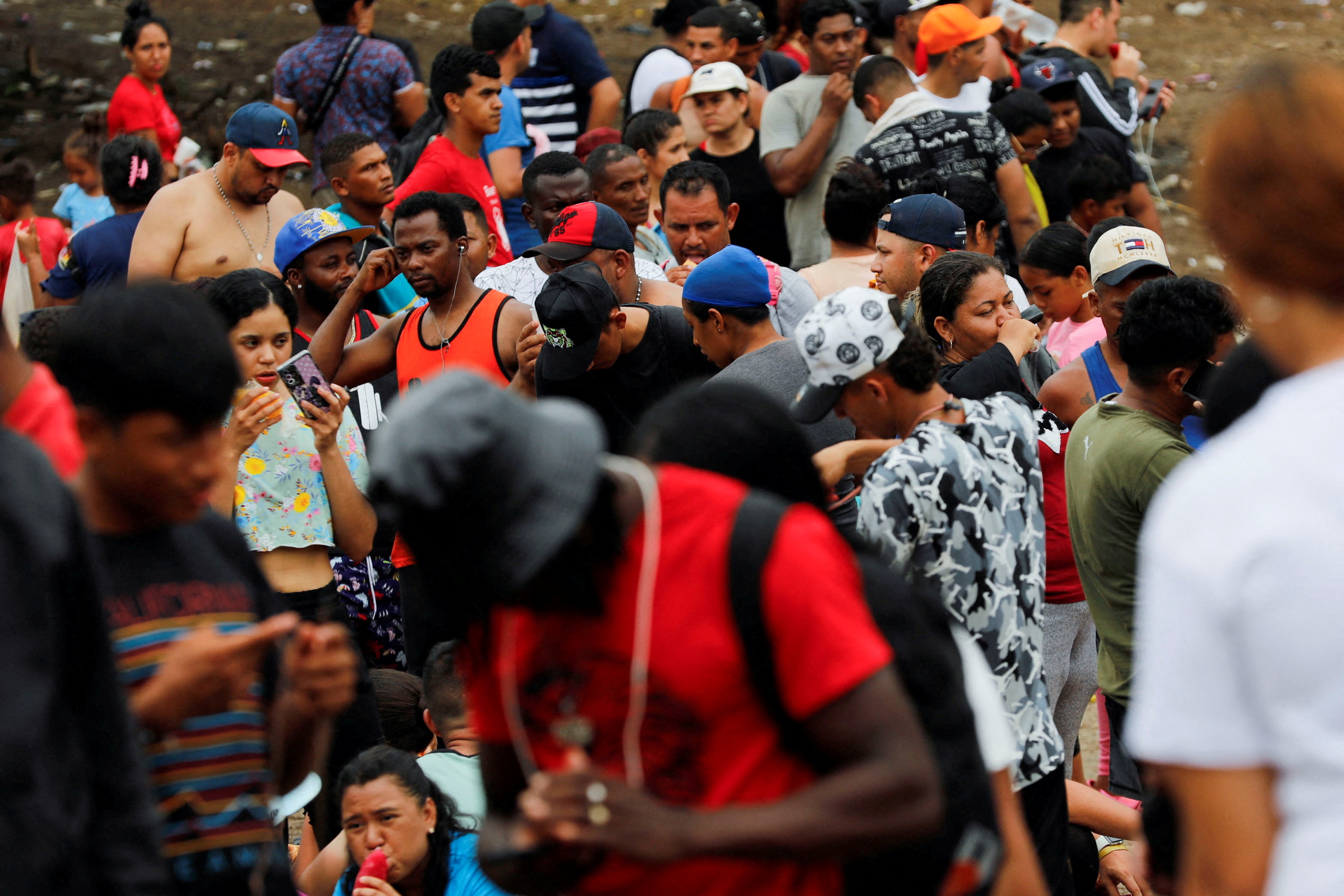FILE PHOTO: Record half-million migrants crossed Central America's dangerous Darien Gap in 2023
