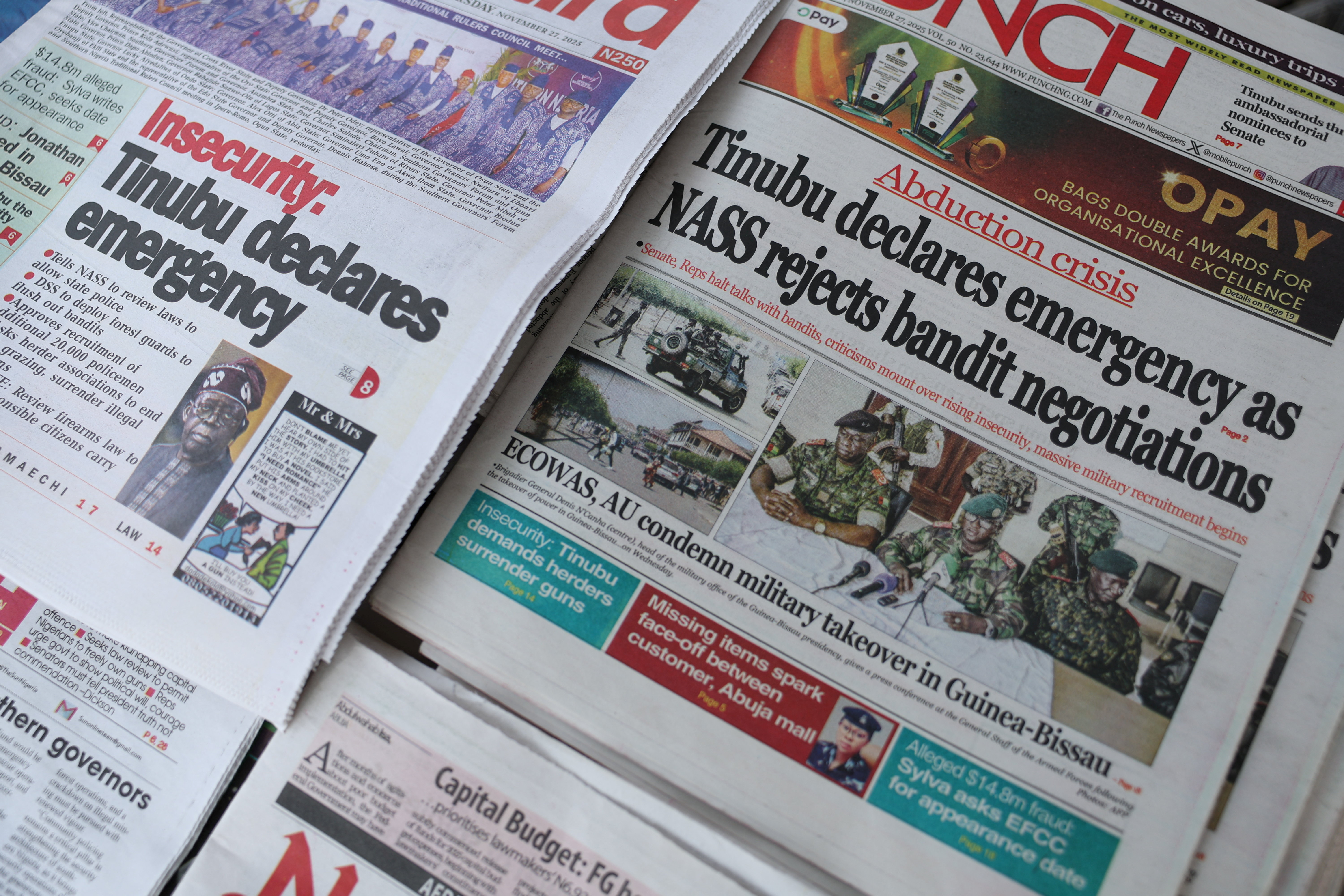 Nigeria President Tinubu announced mass recruitment of army and police officers to combat escalating violence across Nigeria