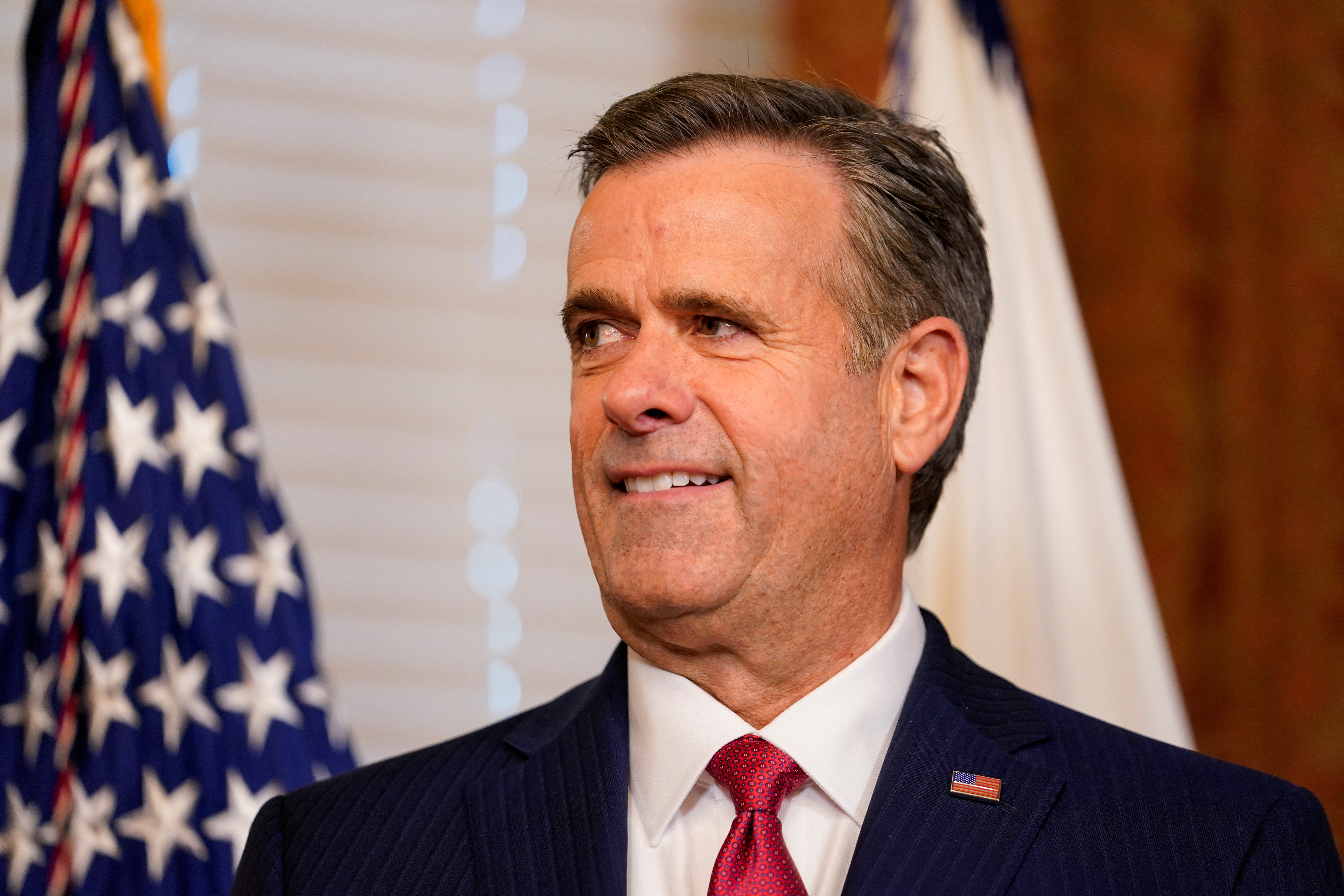 John Ratcliffe sworn in as the CIA Director, in Washington