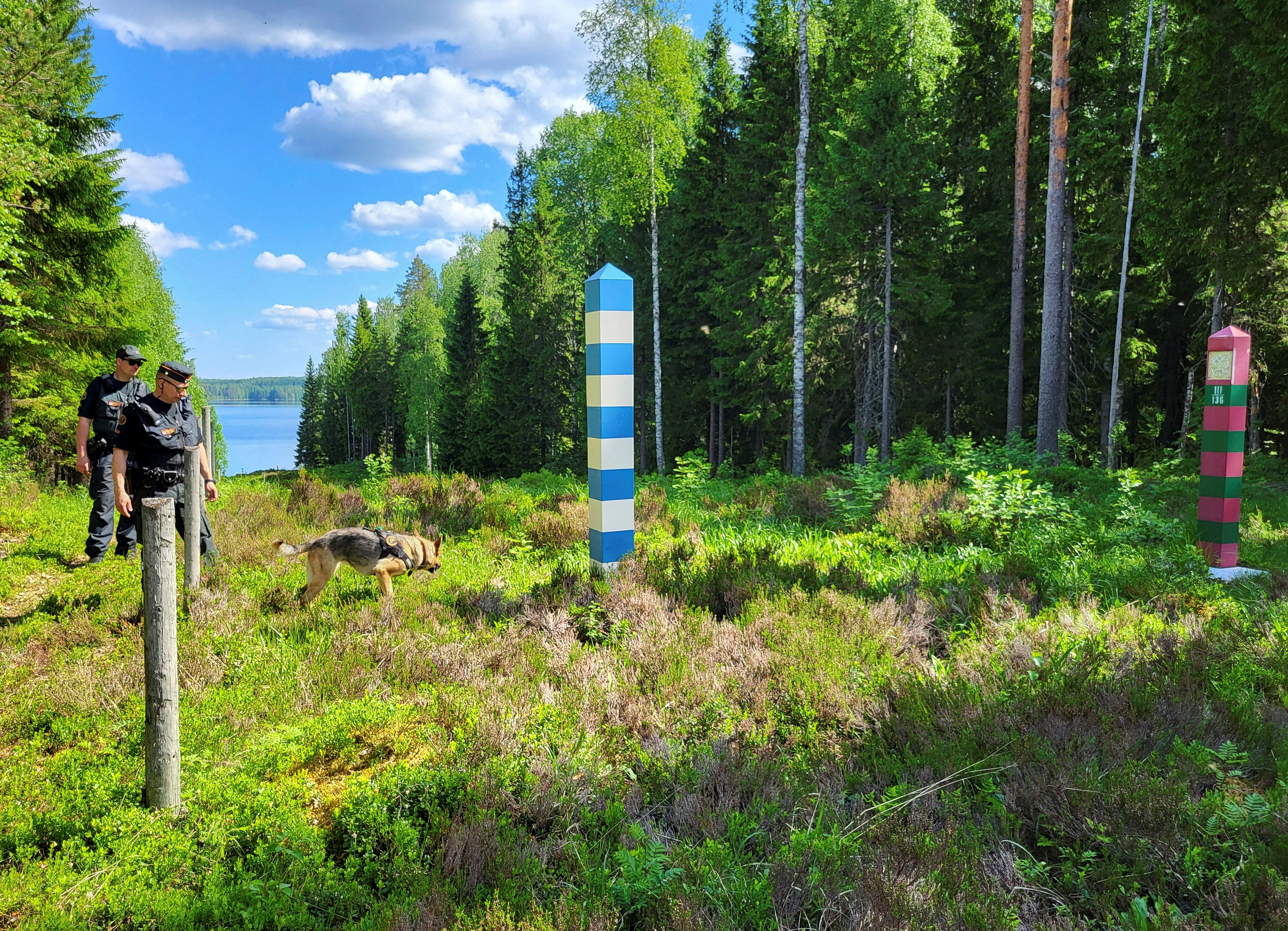 FILE PHOTO: Finland readies to bar new migrant route via Russia to Europe