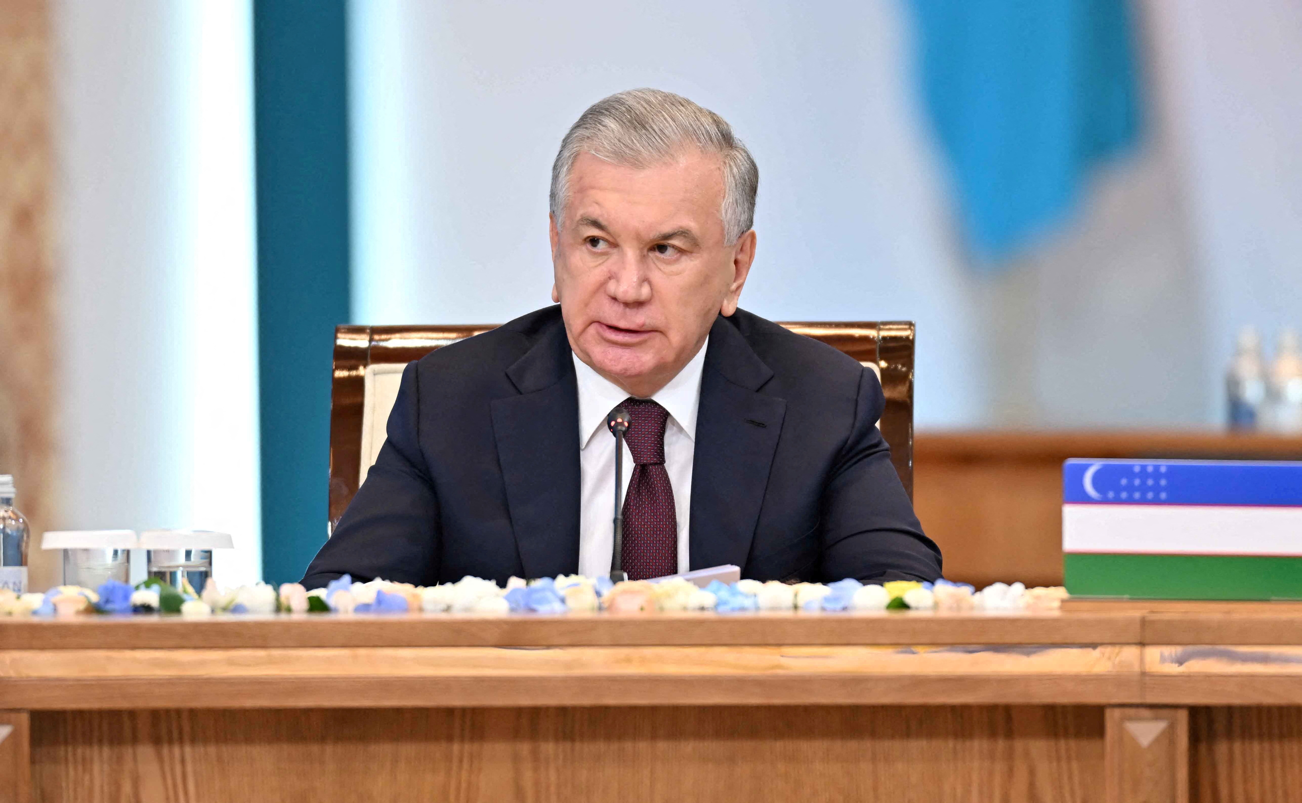 FILE PHOTO: Summit Central Asia and the Federal Chancellor of Germany, in Astana